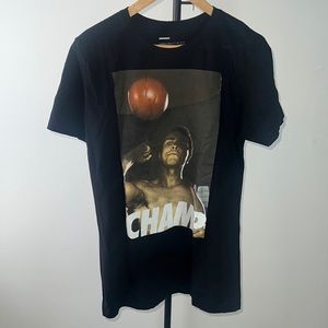 Muhammad Ali Champ Tee, Black, Sz Medium, worn once